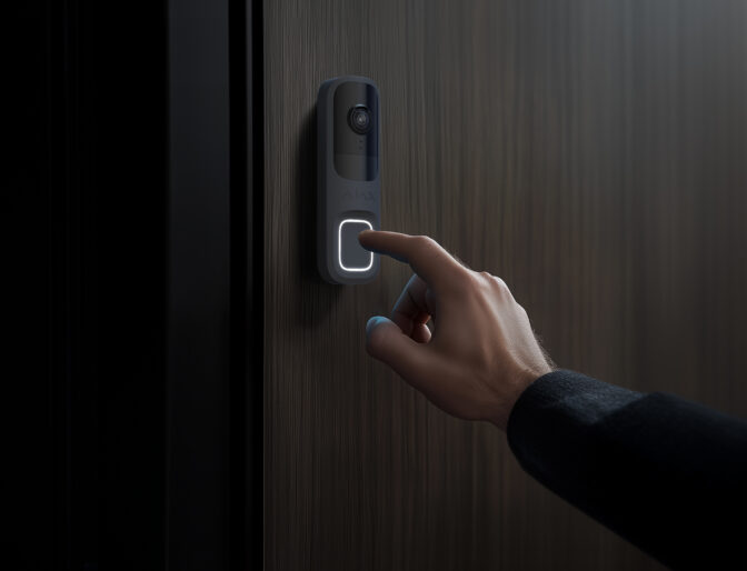 Ajax Alarmsysteem DoorBell Zwart
